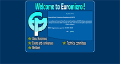 Desktop Screenshot of euromicro.org