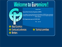 Tablet Screenshot of euromicro.org